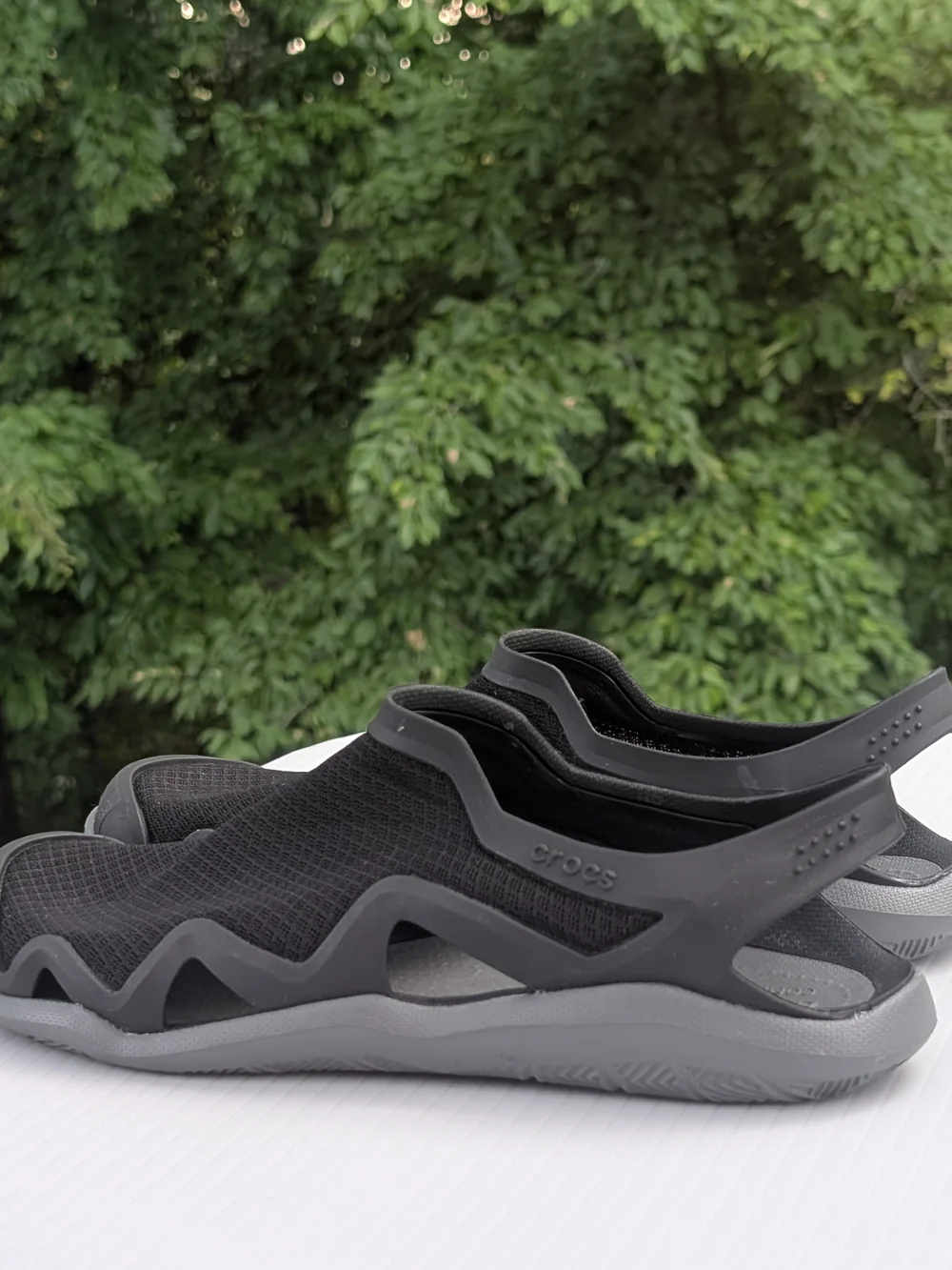 Crocs LiteRide Mesh Slip-On Clog - Black